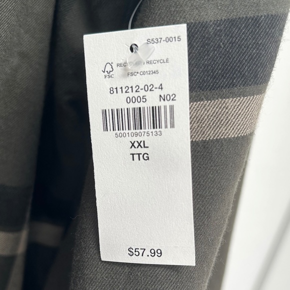 Old Navy Mens Cozy Fleece Lined Snap Shaket Shirt - Size XXL - Picture 7 of 7